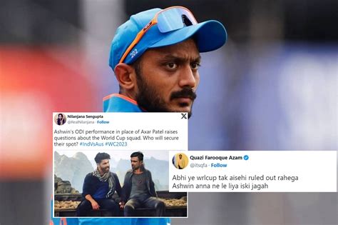 "Pre-Planned to Bring ASH"- Fans react as Axar Patel is ruled out of ...
