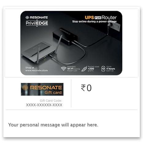 Resonate RouterUPS | E-Gift Card | Instant Delivery |Valid only on ...