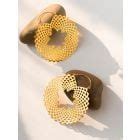 Gold Plated Handcrafted Brass Earrings