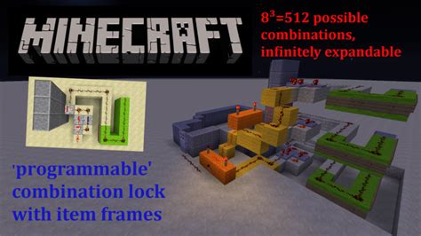 Image result for Simple Minecraft Combination Lock