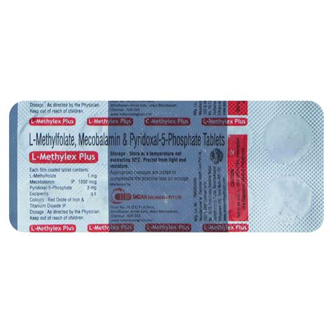 L-Methylex Plus Tablet | Uses, Side Effects, Price | Apollo Pharmacy
