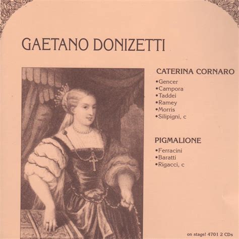 Buy Caterina Cornaro Online at Low Prices in India | Amazon Music Store ...