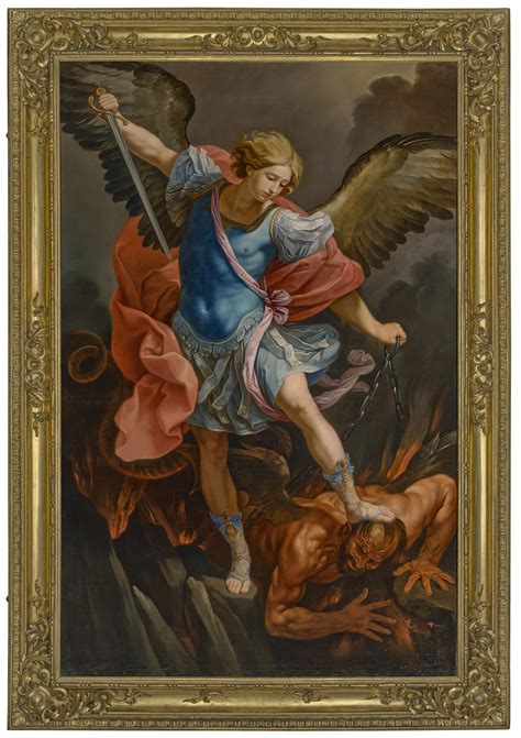 The Archangel Michael defeating Satan | Art.Salon
