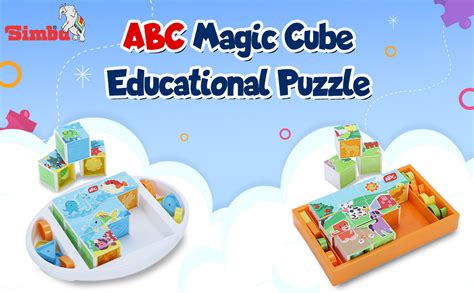Simba ABC Magic Cube Educational Puzzle for Kids | 3D Jigsaw Puzzle Sea ...