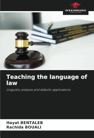 Buy Teaching the language of law Book Online at Low Prices in India ...