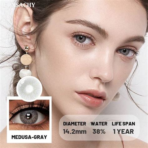FUNSACHY 1 Pair Natural Brown Contact Lense For Eyes Colorcon Blue ...