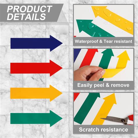 Wexpw Waterproof Arrow Floor Decals Stickers, 56 Pieces India | Ubuy