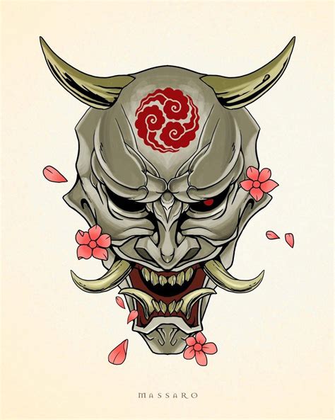 250 hannya mask tattoo designs with meaning 2023 japanese oni demon ...