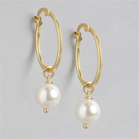 Golden Hoop Elegance Gold-Plated 925 Sterling Silver Hoop Earrings – Zavya
