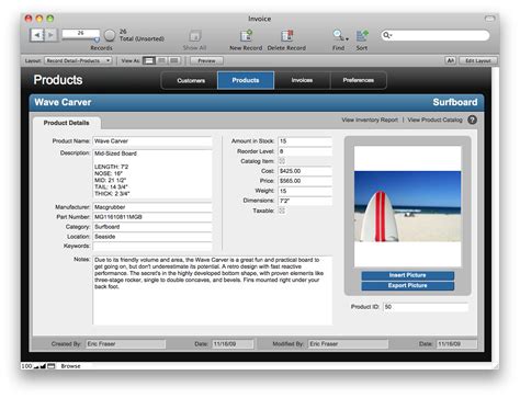 Image result for FileMaker Inventory in Out