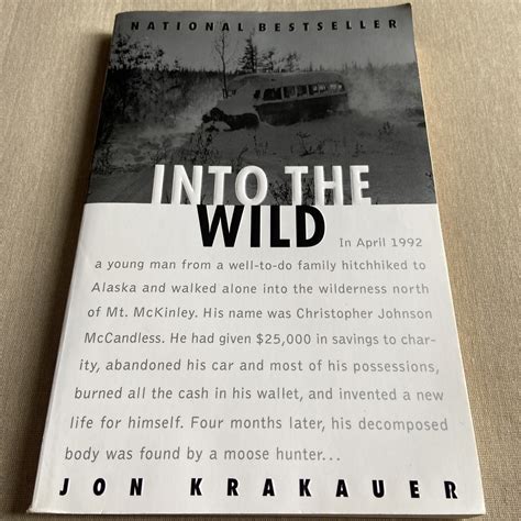 Into the Wild by Jon Krakauer (1997, Trade Paperback) Travel Essay Anchor Books 9780385486804| eBay