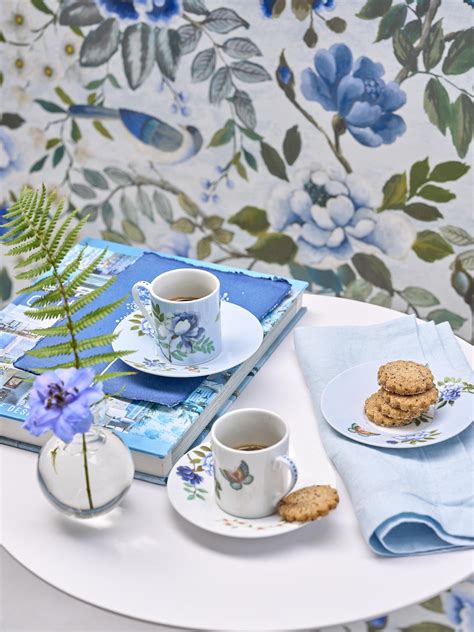 Designers Guild Porcelaine de Chine Porcelain Cup & Saucer, Set of 2 ...