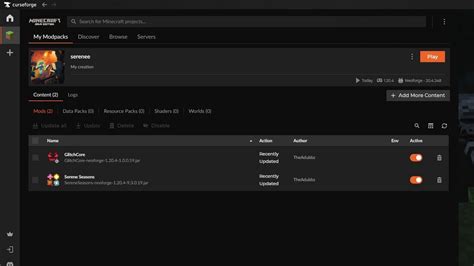 Minecraft Serene Seasons mod guide