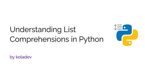 Image result for List Comprehensions in Python Code Example