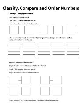 Image result for Ordering Real Numbers