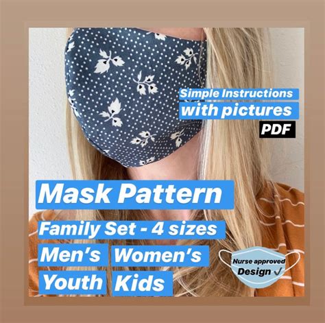 Image result for Make Easy Face Mask Pattern