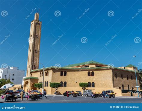 Mosque Idriss 1er. editorial stock image. Image of ancient - 49842134
