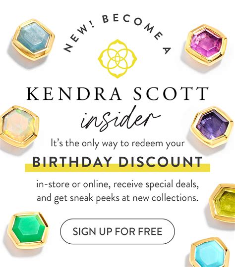 Kendra Scott Discount Birthday