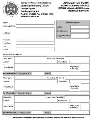 Fillable Online Permissions Application bFormb Print and E-content Fax ...