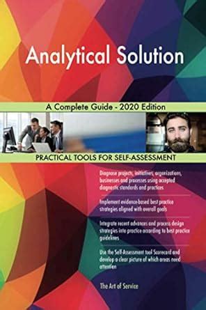Buy Analytical Solution A Complete Guide - 2020 Edition Book Online at ...