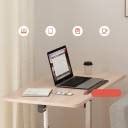 SAVYA HOME Adjustable Height Table with Wheels Adjustable Table Top (30 ...