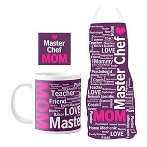 TheYaYaCafe® Master Chef Super Mom Gift Hamper – Includes Apron ...