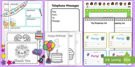 Home Corner Writing/Mark-Making Resource Pack (teacher made)