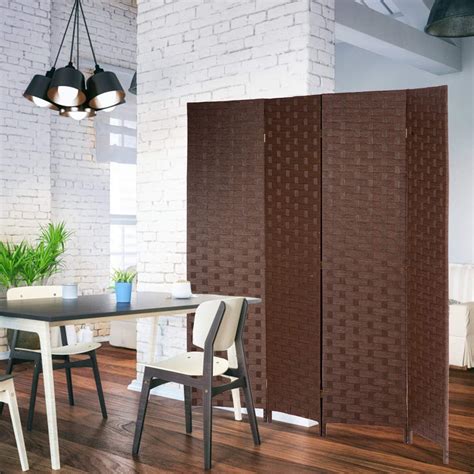 Buy Room Dividers and Folding Privacy Screens 4 Panel 6 ft Foldable ...