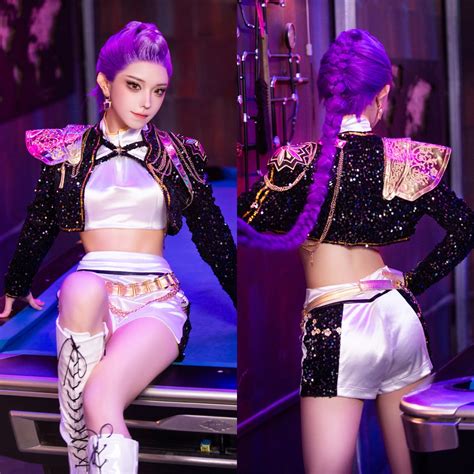 Kpop Demon Hunters Rumi Cosplay Costume Golden Stage Outfits Vikidoky ...