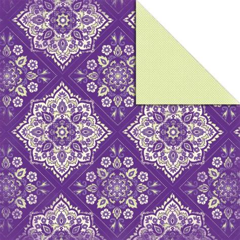 Kaisercraft Garden Arabesque Double-Sided 12-Inch by 12-Inch Floral ...