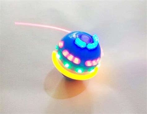 MNBHAR Minion Spinning Top Magic Lattu Toy Flashing Plastic with LED ...