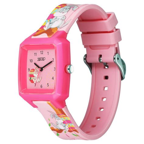 Buy Online Zoop By Titan Forest Story Quartz Analog Pink Dial Silicone ...