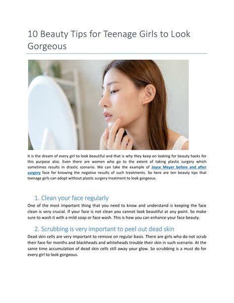 Simple Beauty Tips For Tween Girls