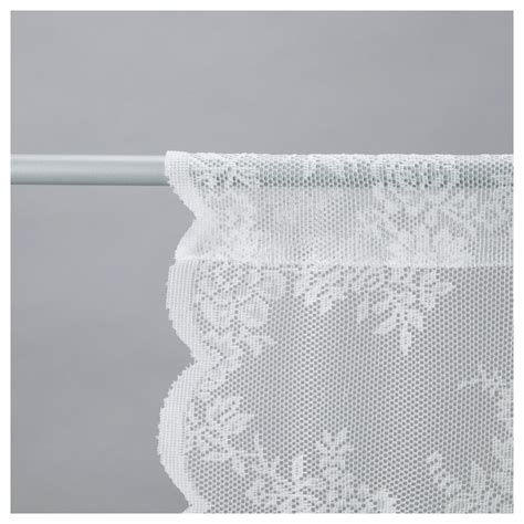 ALVINE SPETS net curtains, 1 pair, off-white/with rod pocket, 145x250 ...