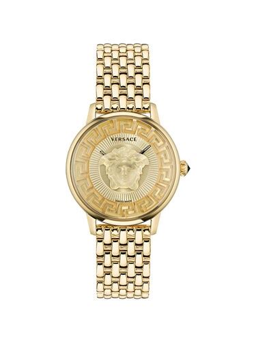 Buy Women MEDUSA ALCHEMY 2 hands Gold-Tone Dial Stainless Steel Watch ...