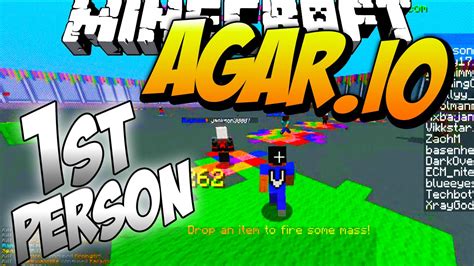 FIRST PERSON AGARIO IN MINECRAFT #1 with Vikkstar (Minecraft Agar.io ...