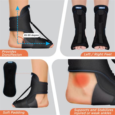 Foot Raiser With Detachable Splints, Support for Plantar Fasciitis, We ...