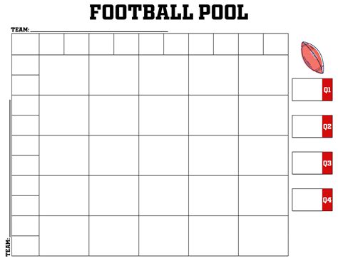 Free, Printable Football Pool Sheets to Track Your NFL Game Picks ...