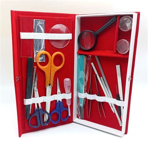 CRAFTWAFT BIOLOGY BOX DISSECTION BOX SET WITH ALL INSTRUMENTS STAINLESS ...