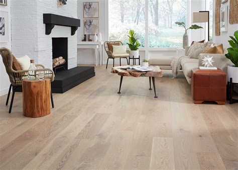 5/8 in. Vienna White Oak Prefinished Engineered Hardwood Flooring 7.5 ...