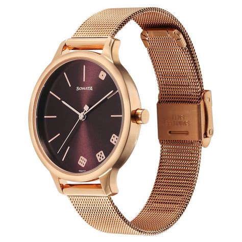 Buy Online Sonata Play Maroon Dial Watch for Women - ns87050wm03 | Titan