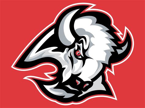Red and Black Sabres Logo in vector format (SVG)