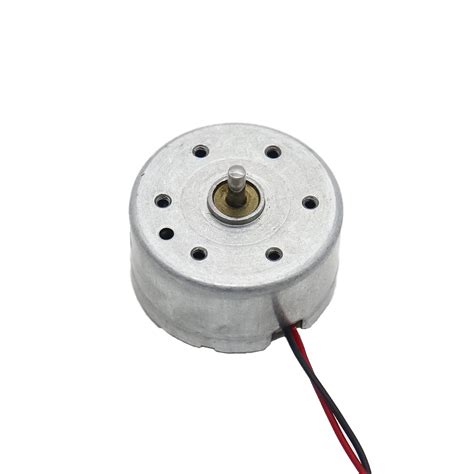 Buy Electronicspices DC Motor Mini Electric Motor Flat Cylinder Motor ...