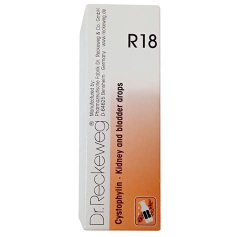 Buy Dr.Reckeweg R18 Kidney & Bladder Drop, 22 ml | 19 Minutes Delivery ...