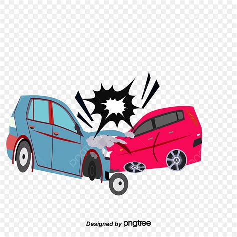 Crashed Car Clipart PNG Images, Vector Car Crash, Car Vector, Car ...