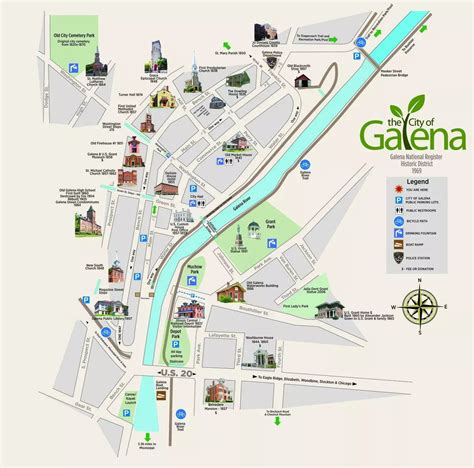Map Of Downtown Galena Il