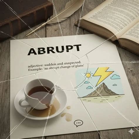 What Does Abrupt Mean 💬