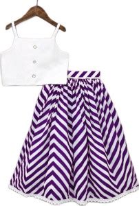 Q one store Girls Lehenga Choli Party Wear Striped Lehenga Choli Price ...