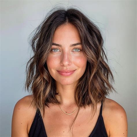 magnific FQaNJSnUMgFDuUpPLjZx Soft Shoulder Length Cut with Waves ...