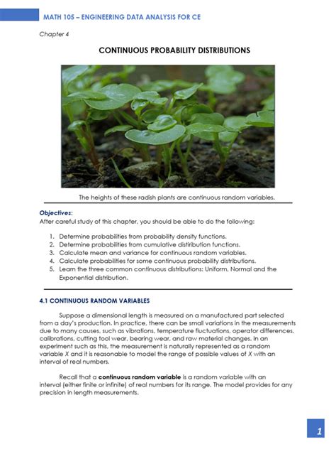 Continuous Probability Distribution Random Variable 的图像结果